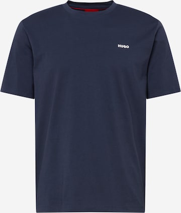 HUGO T-Shirt 'Dero' in Blau: front