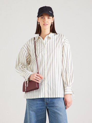 VILA Blouse 'VIBELFIE' in Beige: front