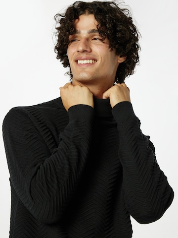 INDICODE JEANS Sweater 'Sparks' in Black