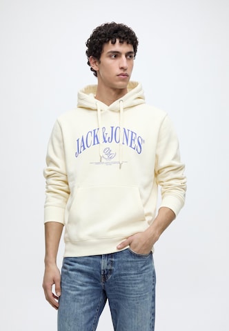 JACK & JONES Свитшот 'JORFREDERIKSBERG' в Белый