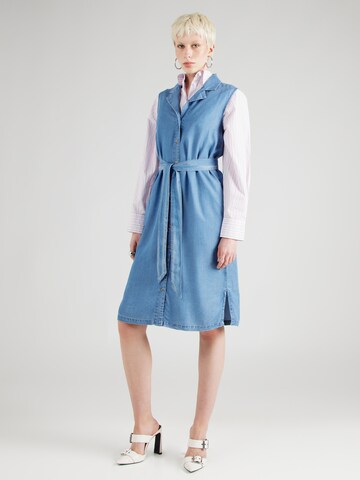 Robe-chemise 'VMBree' VERO MODA en bleu : devant