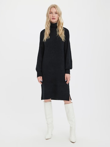 VERO MODA Knitted dress 'FILENE' in Black: front