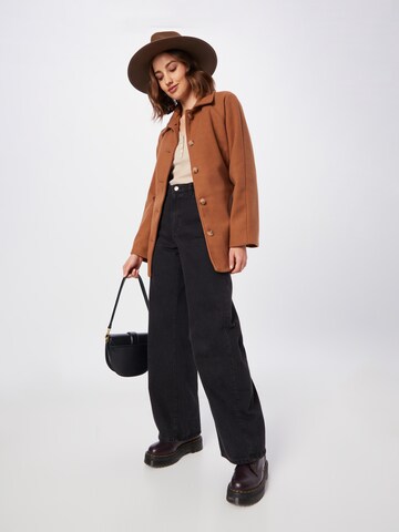 Gina Tricot Between-seasons coat 'Irma' in Brown