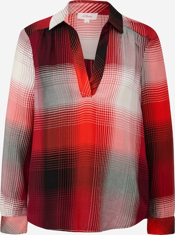 s.Oliver Blouse in Rood: voorkant