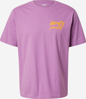purpurinė LEVI'S ® Marškinėliai 'SS Relaxed Fit Tee': priekis