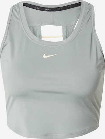 NIKE Sportovní top – zelená: přední strana