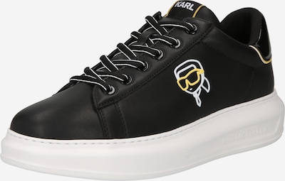 Sneaker bassa Karl Lagerfeld di colore giallo / nero / bianco, Visualizzazione prodotti