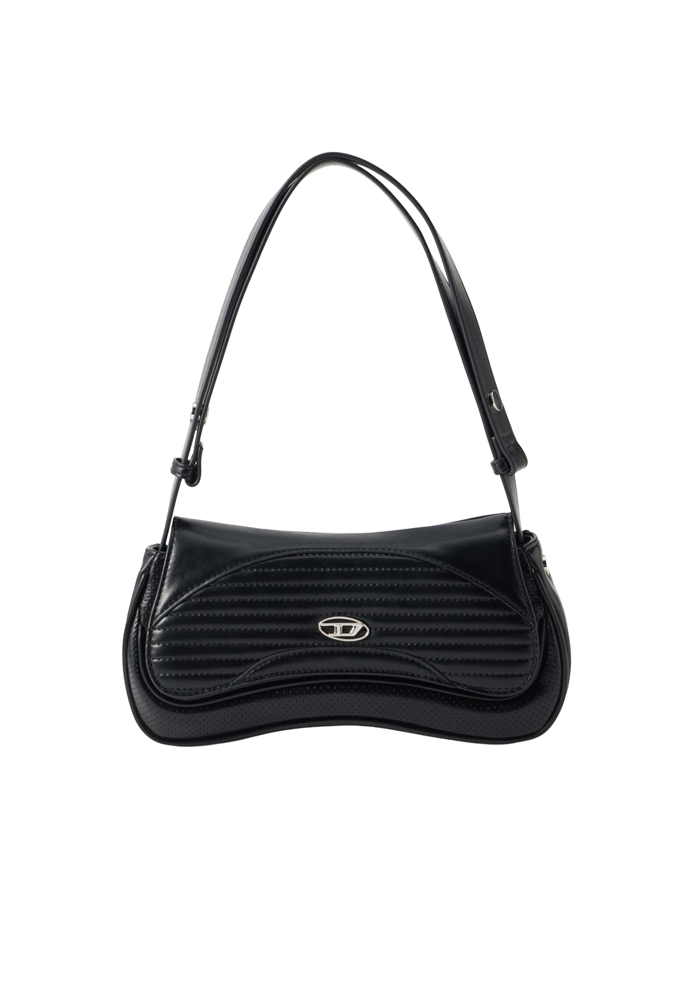 DIESEL - Bolso de hombro 'PLAY PLAY' en negro: frente