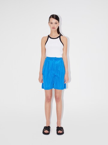 LeGer by Lena Gercke Wide Leg Shorts 'Linda' in Blau