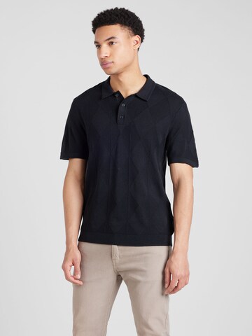 Abercrombie & Fitch Shirt 'DATE NIGHT' in Black: front