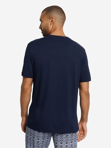 Hanro Shirt ' Night & Day ' in Blue