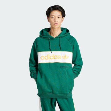 ADIDAS ORIGINALS Sweatshirt 'NY' i grön: framsida