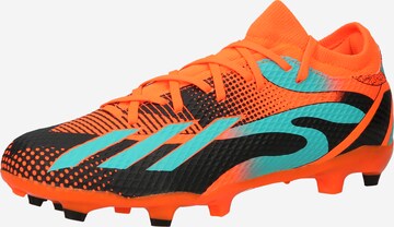 ADIDAS PERFORMANCE - Chuteira 'X Speedportal Messi.3' em laranja: frente