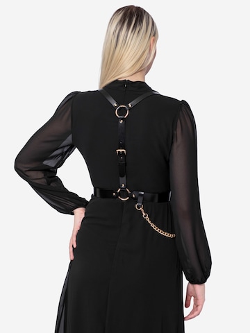 Haute Cuir Bælte 'Chained Harness' i sort