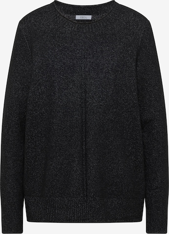 CECIL Sweater in Black: front