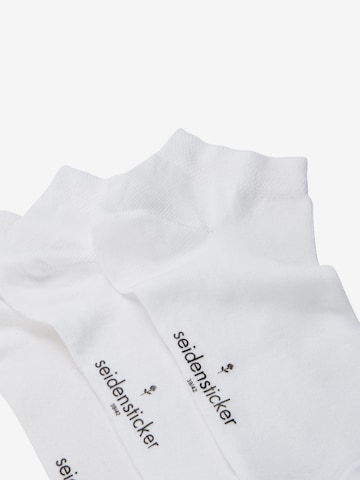 SEIDENSTICKER Socks 'Schwarze Rose' in White
