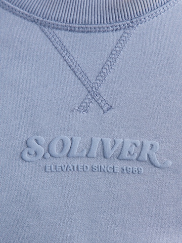 Sweat-shirt s.Oliver en bleu