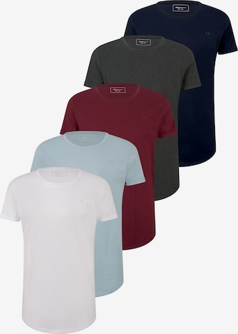 T-Shirt TOM TAILOR DENIM en mélange de couleurs : devant
