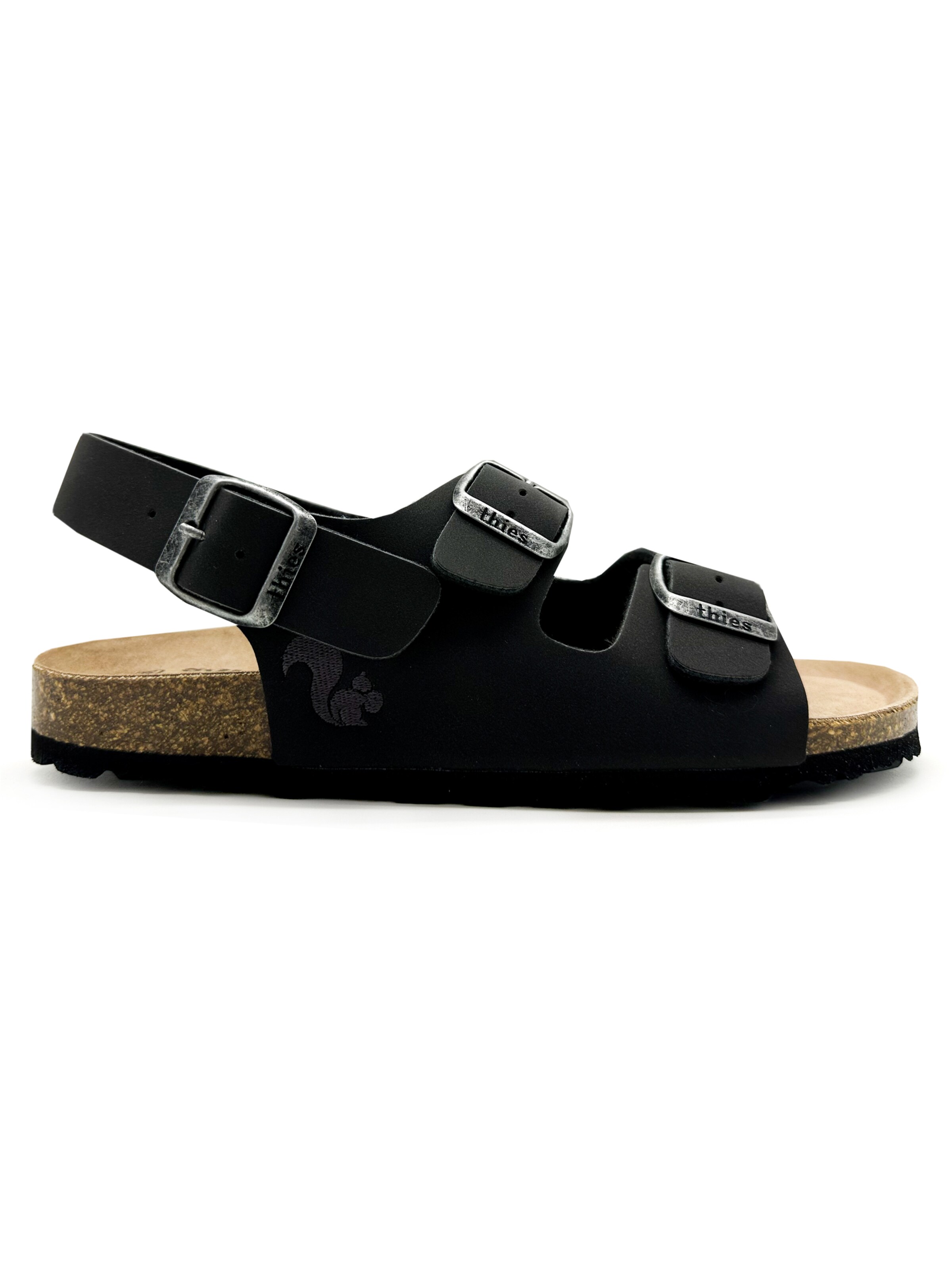 thies Sandals 'thies 1856 ® Eco Bio Backstrap Sandal' in Grey