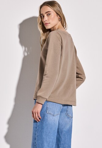 STREET ONE Sweatshirt in Braun