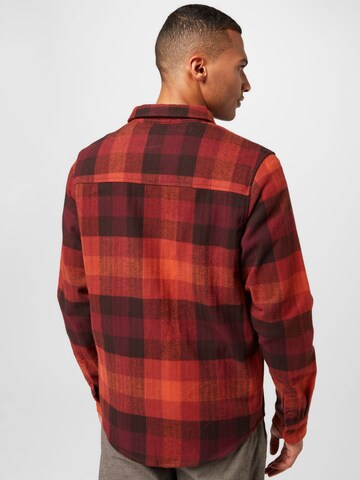 Iriedaily Regular fit Button Up Shirt 'Lumber Fella' in Red