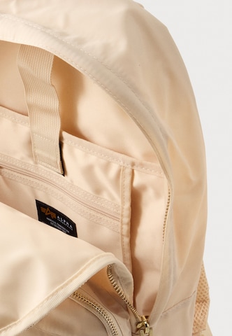 Sac à dos 'Crew' ALPHA INDUSTRIES en blanc