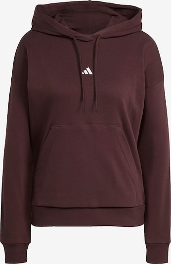 ADIDAS SPORTSWEAR Urheilullinen collegepaita värissä suklaa / valkoinen, Tuotenäkymä