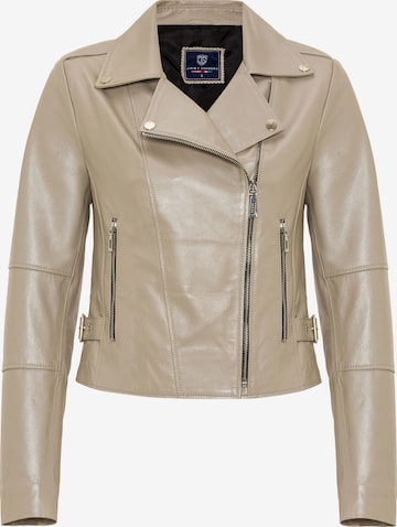 Veste mi-saison Jimmy Sanders en beige : devant