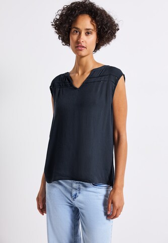 STREET ONE Blouse in Blue: front