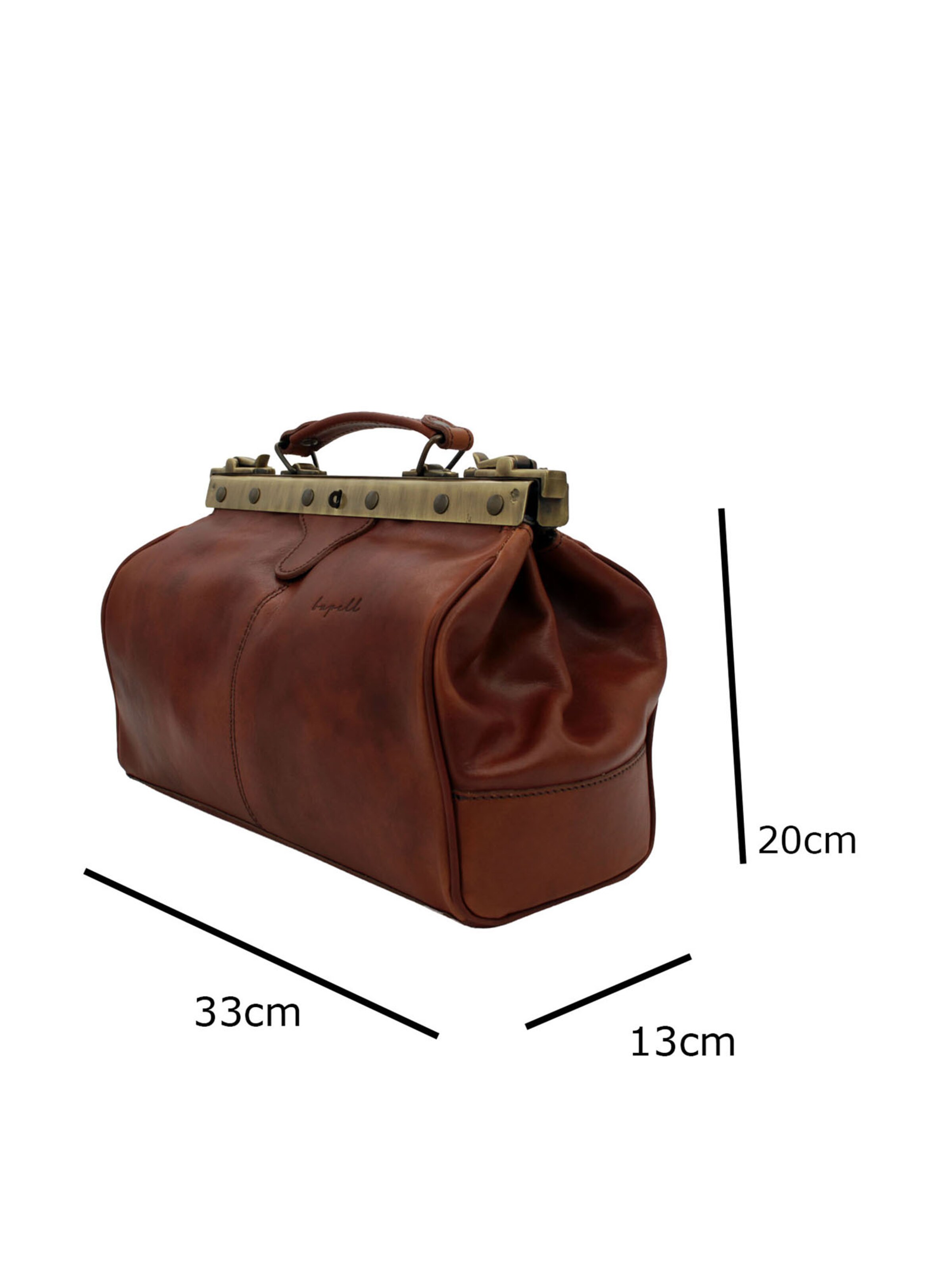 bupell Reisetasche 'Arzttasche Davide'‌‌‌‌‌ in Braun