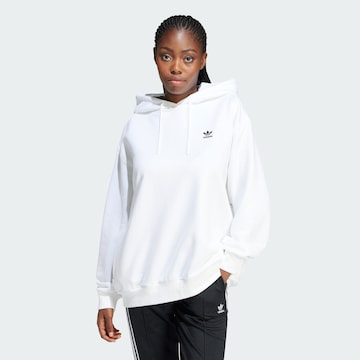 Sweat-shirt 'Trefoil' ADIDAS ORIGINALS en blanc : devant