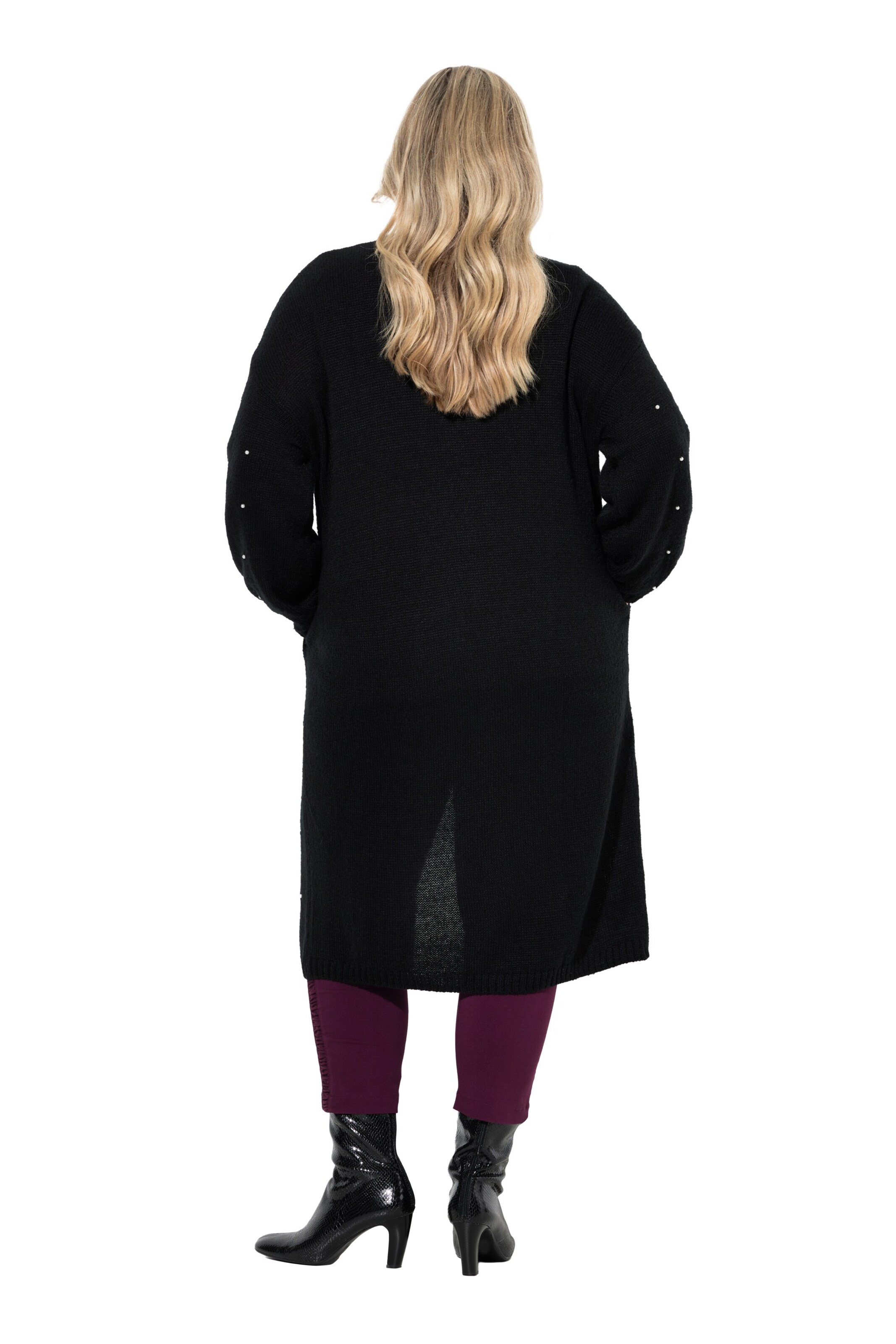 MIAMODA Strickjacke in Schwarz