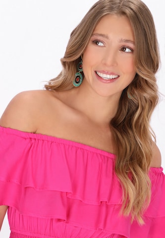 Robe d’été 'Festival' IZIA en rose