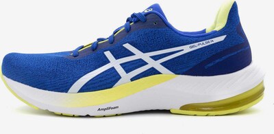 ASICS Chaussure de course 'Gel-Pulse 14' en bleu foncé / citron / blanc, Vue avec produit