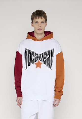 Sweat-shirt ROCAWEAR en blanc : devant