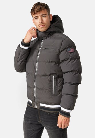 Veste d’hiver 'Marlon' INDICODE JEANS en gris