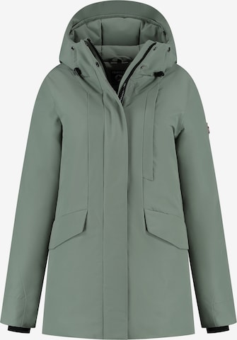 Travelin Winter jacket 'Lisbet' in Green: front