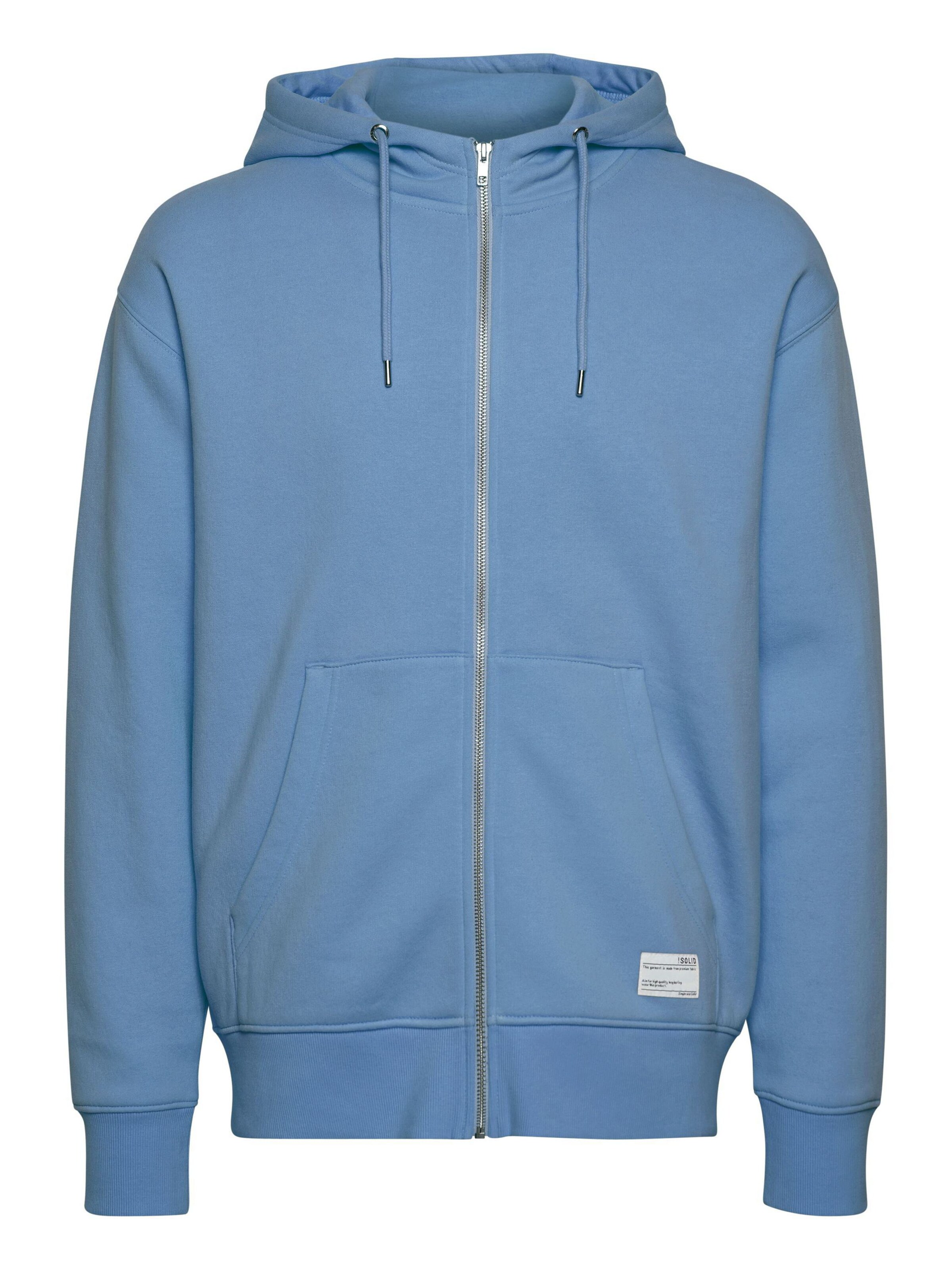 !Solid Sweat jacket 'SDLenz' in Blue: front