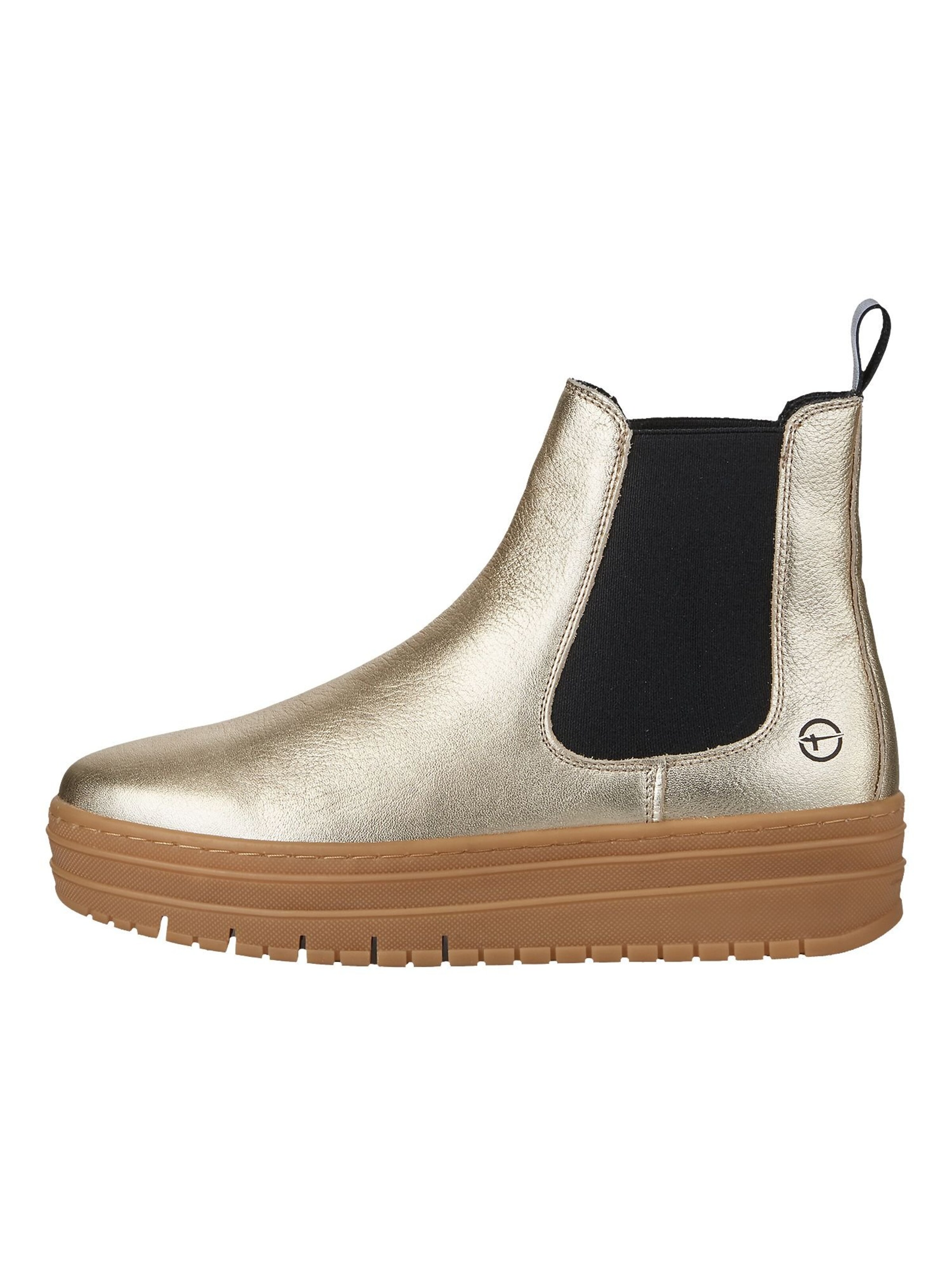 Tamaris Chelsea boots in Goud