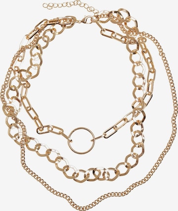 Urban ClassicsLančić - zlatna boja: prednji dio