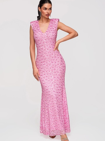 Ombre Abendkleid‌‌‌‌‌‌‌ in Pink: Vorderseite