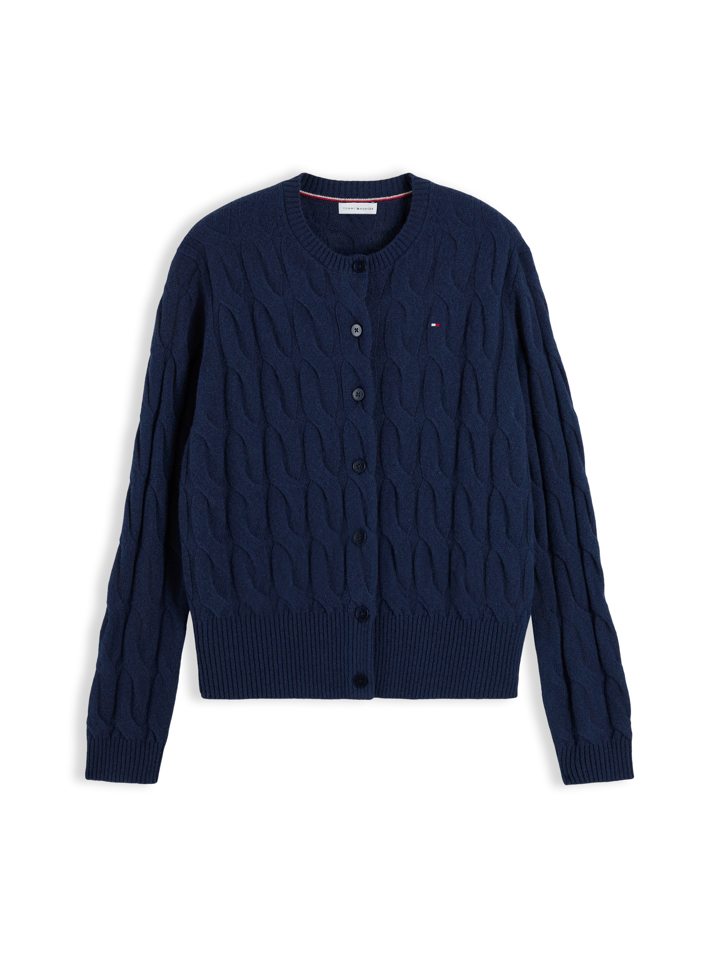 TOMMY HILFIGER - Cárdigan en azul: frente