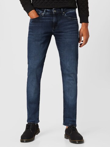 Pepe Jeans גזרת סלים ג'ינס 'HATCH' בכחול: מלפנים