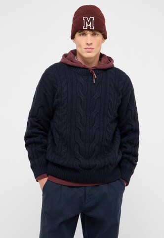 MUSTANG Sweater 'Elwood' in Blue: front