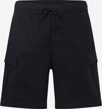 Loosefit Pantalon cargo QUIKSILVER en noir : devant