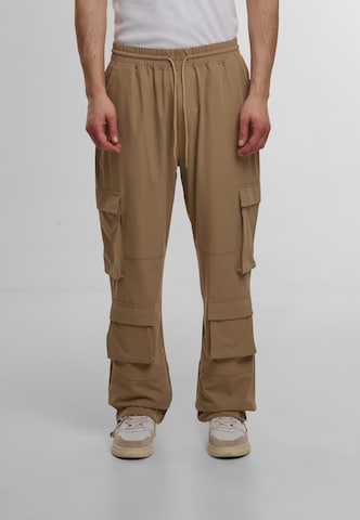 2Y Studios Loose fit Cargo Pants 'Oris' in Beige: front