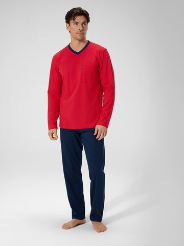 Ammann Pyjama lang ' Qatar ' in Blauw: voorkant