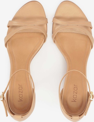 Kazar Strap sandal in Beige