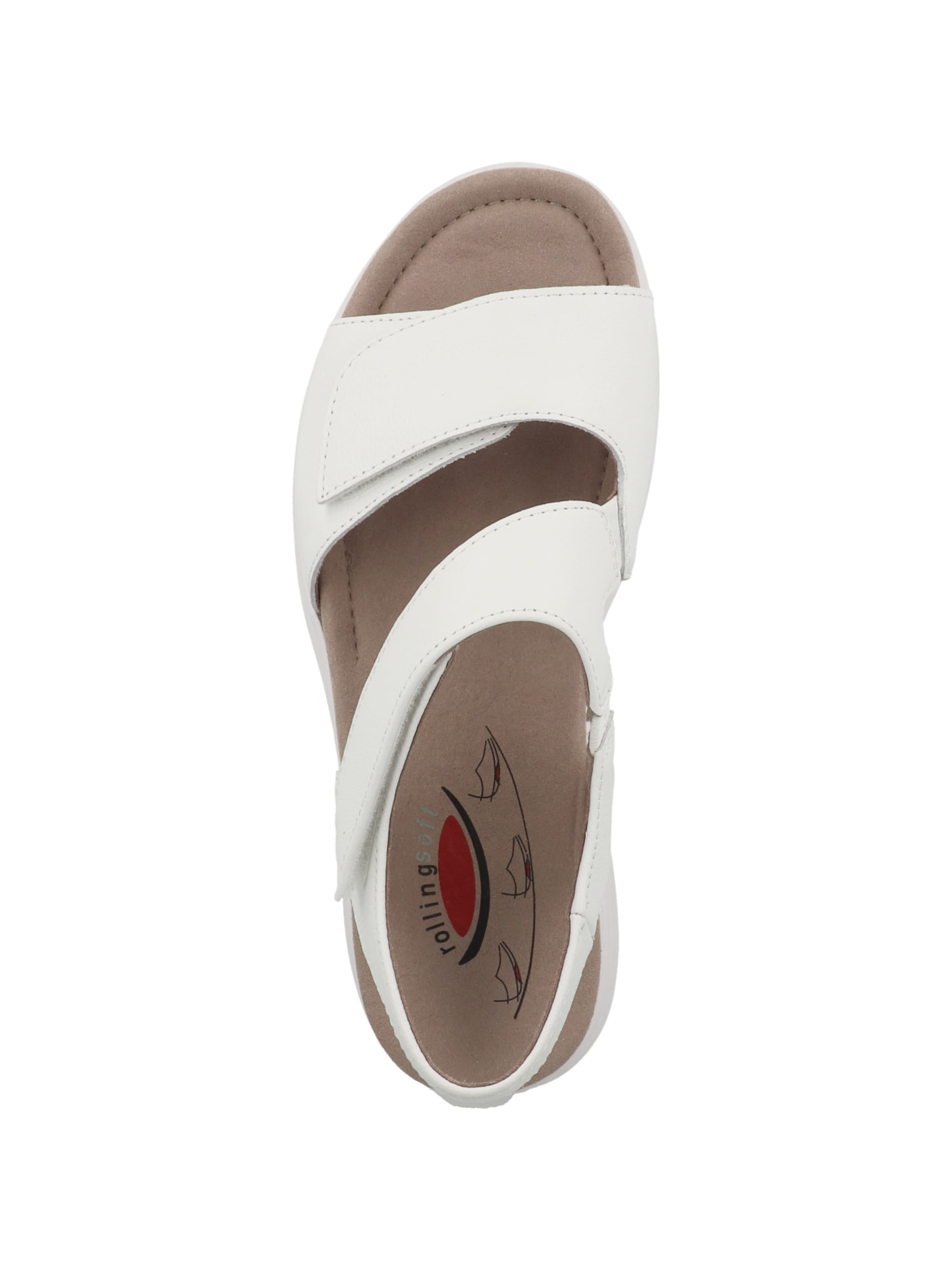 GABOR - Sandalias con hebilla en blanco