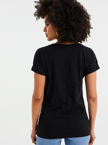 Tricou de la WE Fashion pe negru